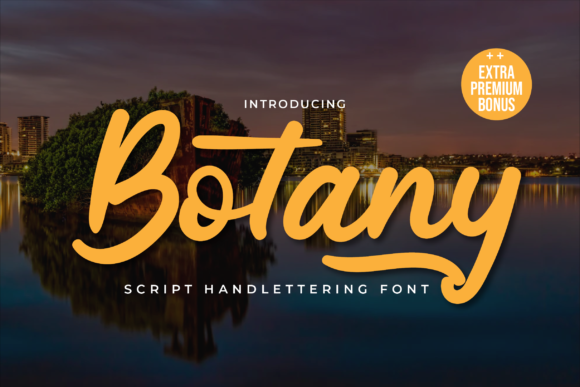 Botany: A Handwritten Font with Natural Elegance