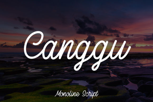 Canggu: The Handwritten Font for Modern Branding