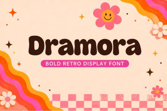 Dramora: A Bold, Rounded Display Font for Impactful Brands