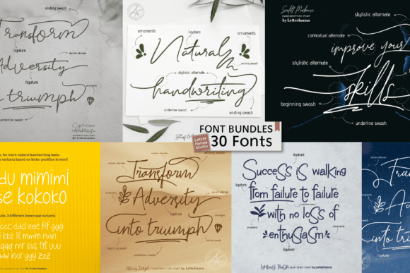 Handwritten Bundle: Your Go-To Collection for Authentic Design