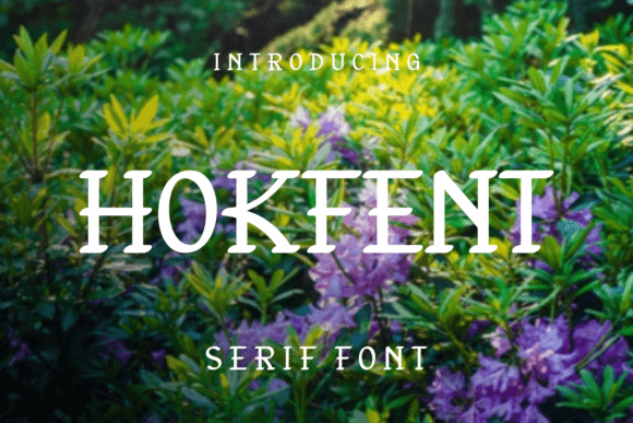Hokfent: The Cool Serif Font for Modern Projects