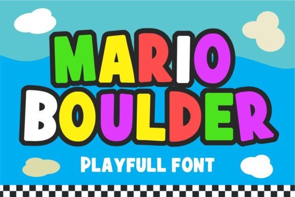 Mario Boulder: A Playful Typeface for Bold, Friendly Designs