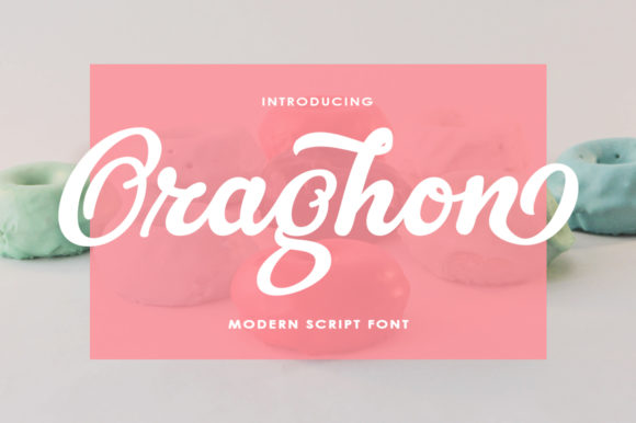 Oraghon: A Brush Script for Modern Designers