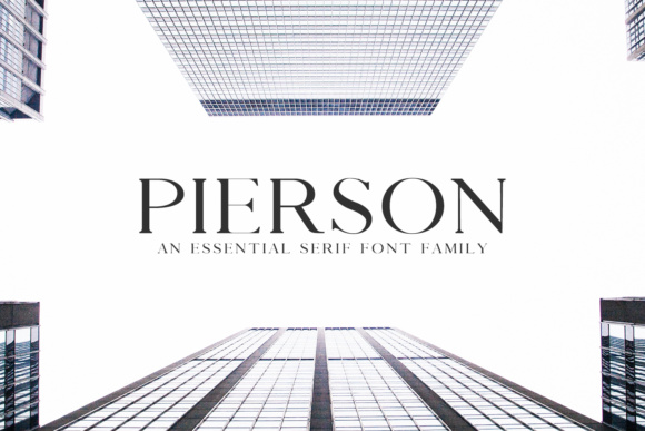 Pierson: An Essential Serif Font for Modern Designers
