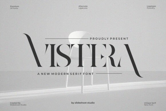 Vistera Serif: A Designer's Guide to This Modern Stencil Font